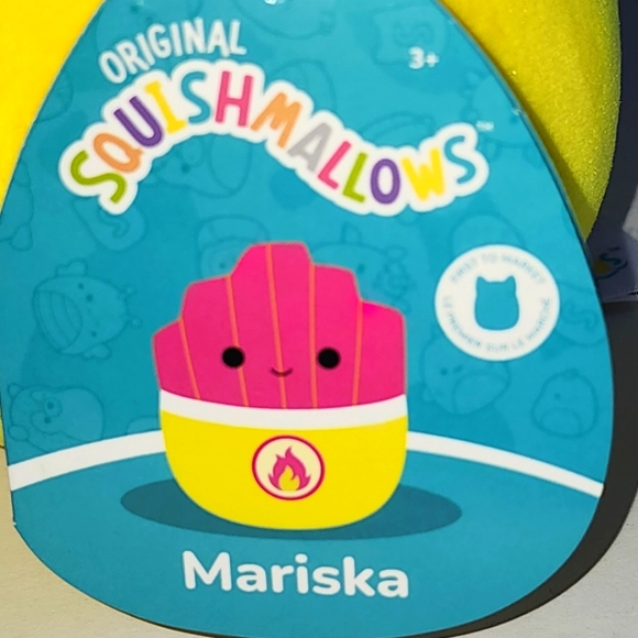 MARISKA 🍟 FIRST TO MARKET Spicy Fries Neon Food Squad Original Squish☆》 NWT《☆ - Picture 2 of 7